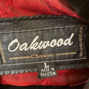 Amazing Oakwood Leather Jacket.  Unfortunately, I needed a medium, not a large.